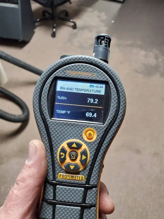 Moisture meter humidity assessment for Fire & Smoke Damage Restoration in Jamestown